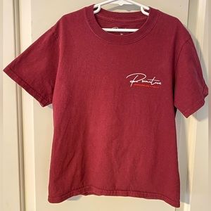 Primitive skateboarding burgundy BOYS SMALL t-shirt